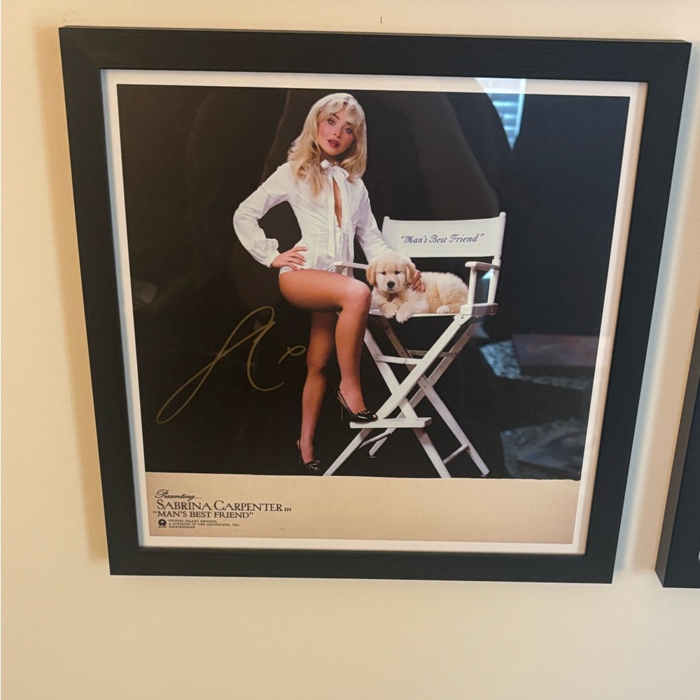 SIGNED Sabrina Carpenter Insert (frame not included)